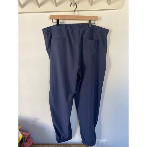 Albion Fit Jetsetters Pants Athletic Everyday Joggers Womens Navy Blue Size XXXL - Picture 4 of 7